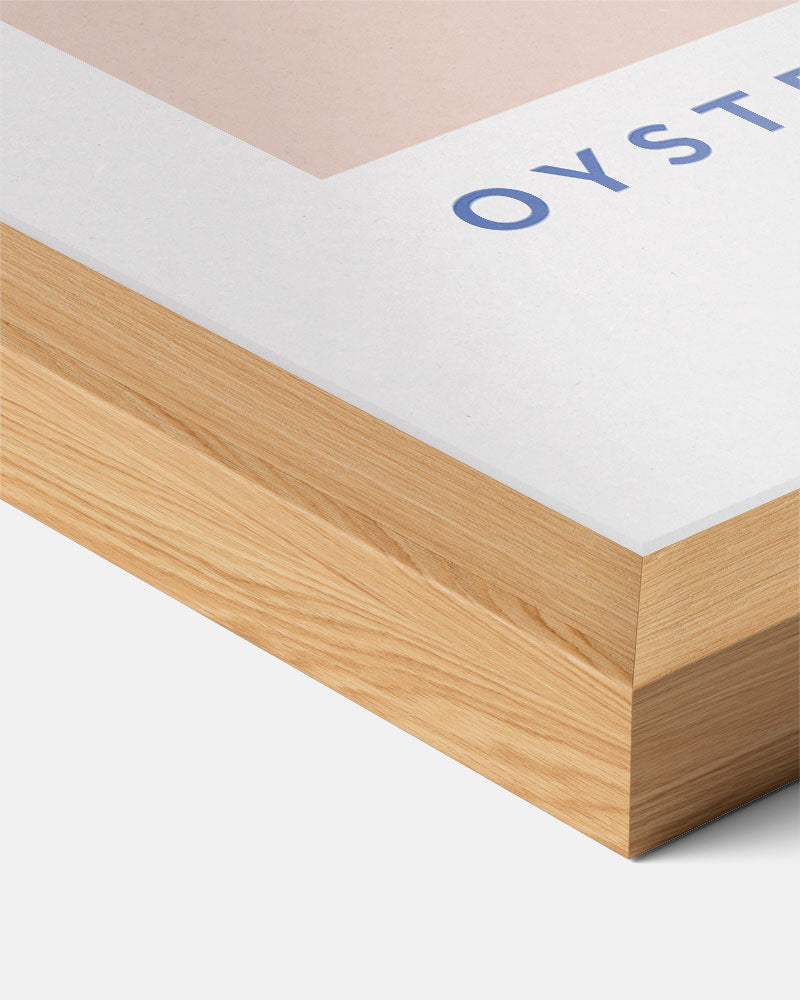 Stijlvolle Oyster Collectie – staande keuken wanddecoratie van WallArtistic