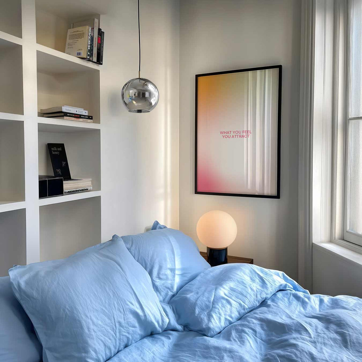 Positieve Vibes – mindful poster als rustige wanddecoratie