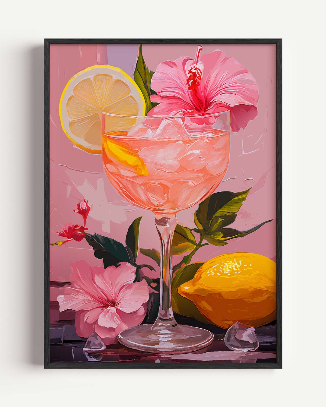 Verfrissende Zomerdrank – keuken portret poster als wanddecoratie