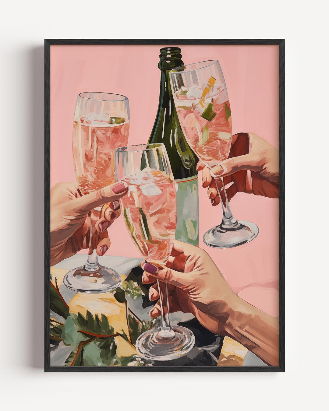 Feestelijke Proost – keuken portret poster als wanddecoratie