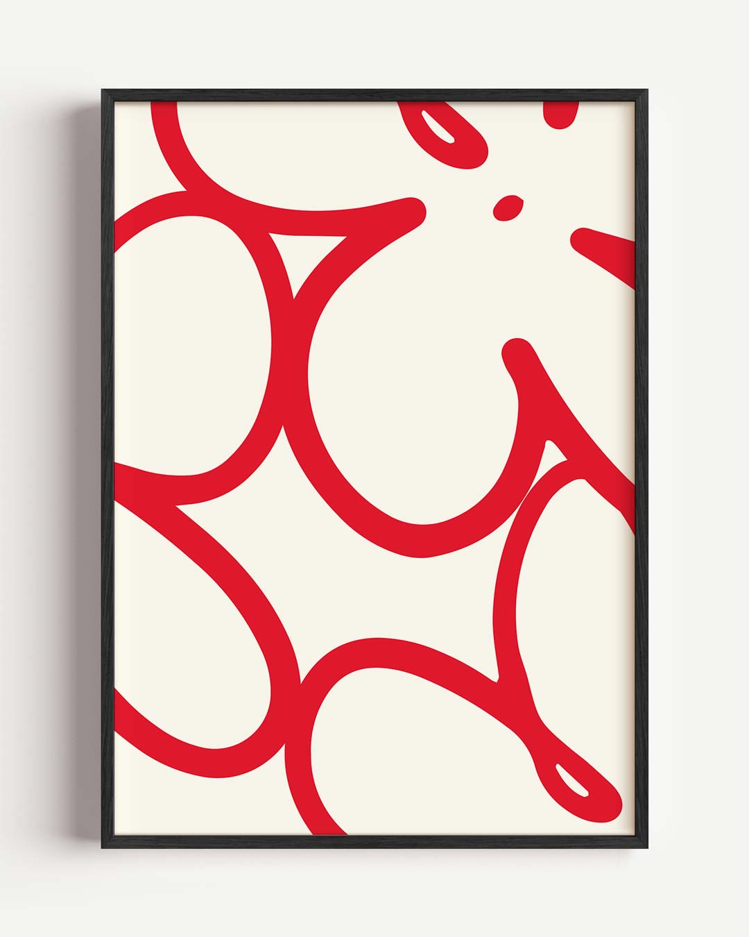 Abstracte Bloemenpracht – bloemen portret poster als wanddecoratie