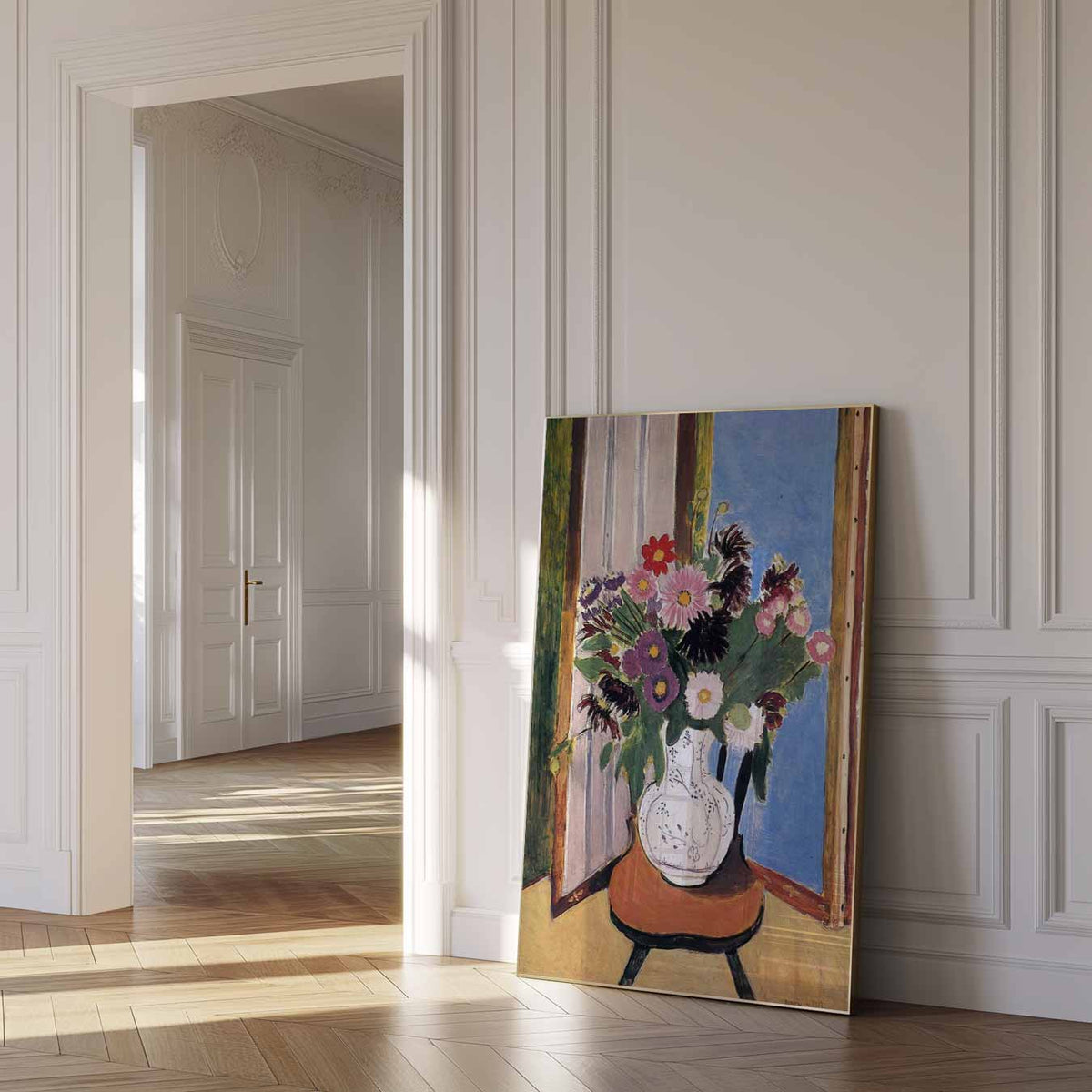 Vrolijke Bloemenpracht – urban poster in staand formaat