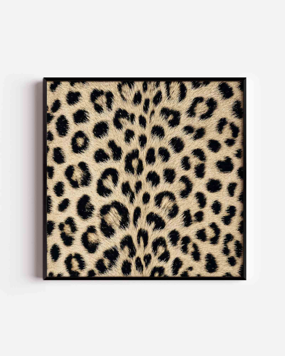Luipaardprint – jungle vierkante poster als wanddecoratie