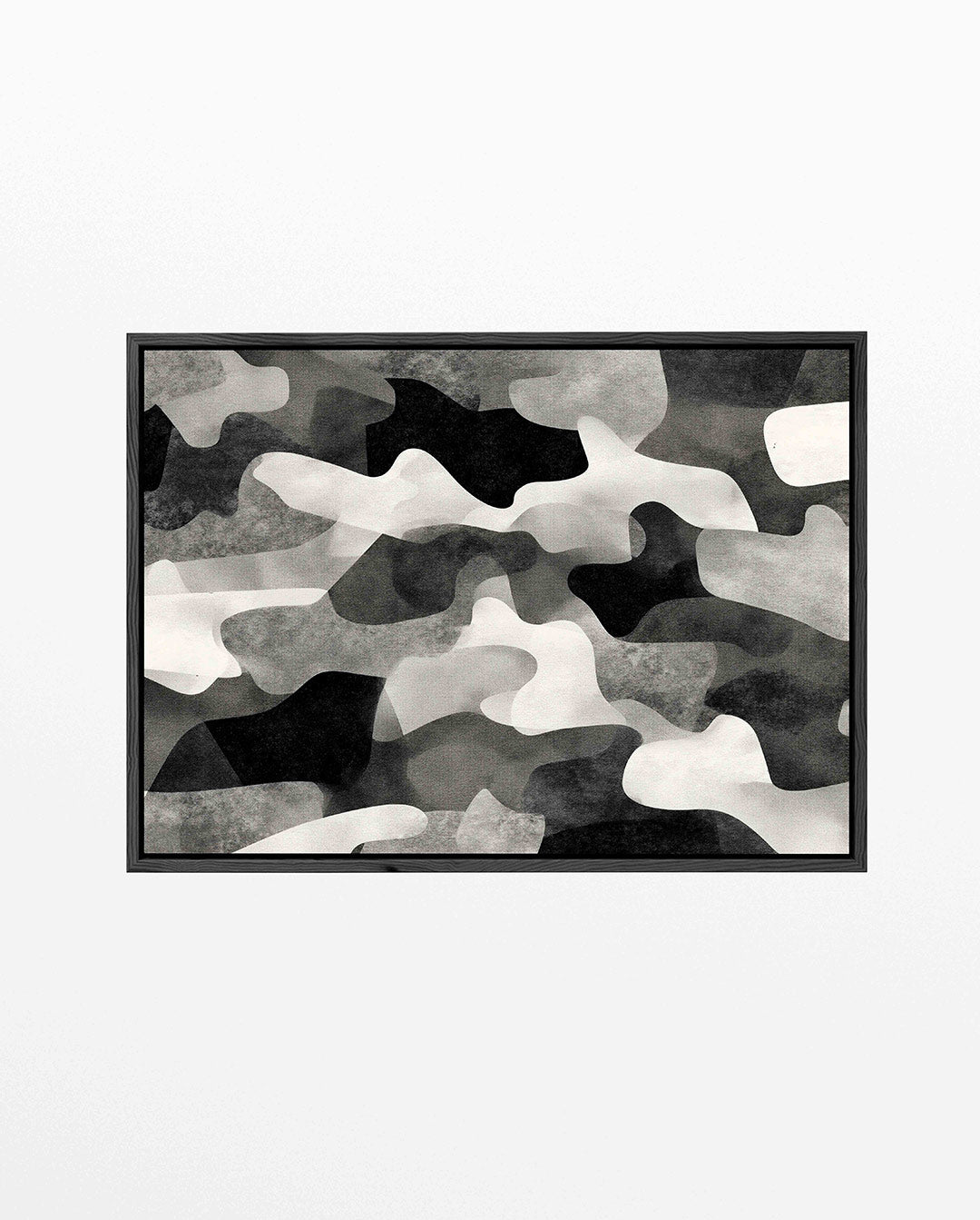Organische vormen compositie – Dynamisch – liggend wanddecoratie kunstwerk