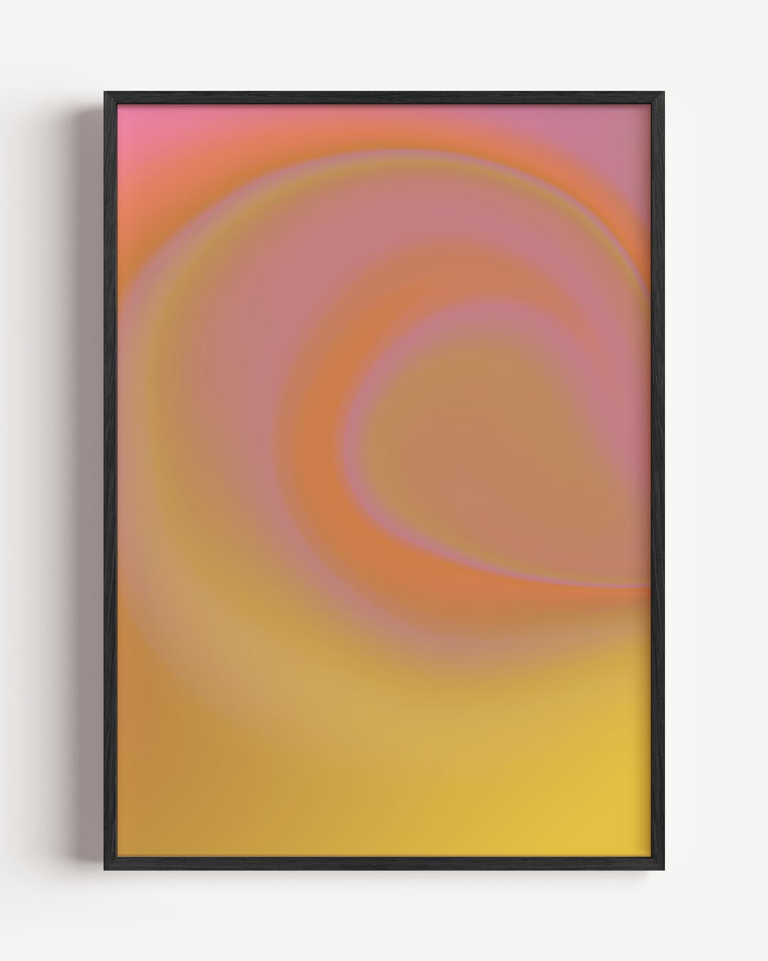 Zachte Kleuren Vortex Wanddecoratie – kleurrijke abstracte portret poster als wanddecoratie