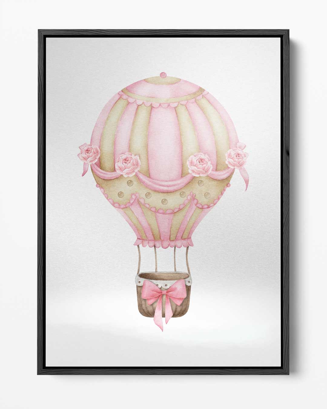 Droomluchtballon in Pastel – portret kunstwerk als wanddecoratie