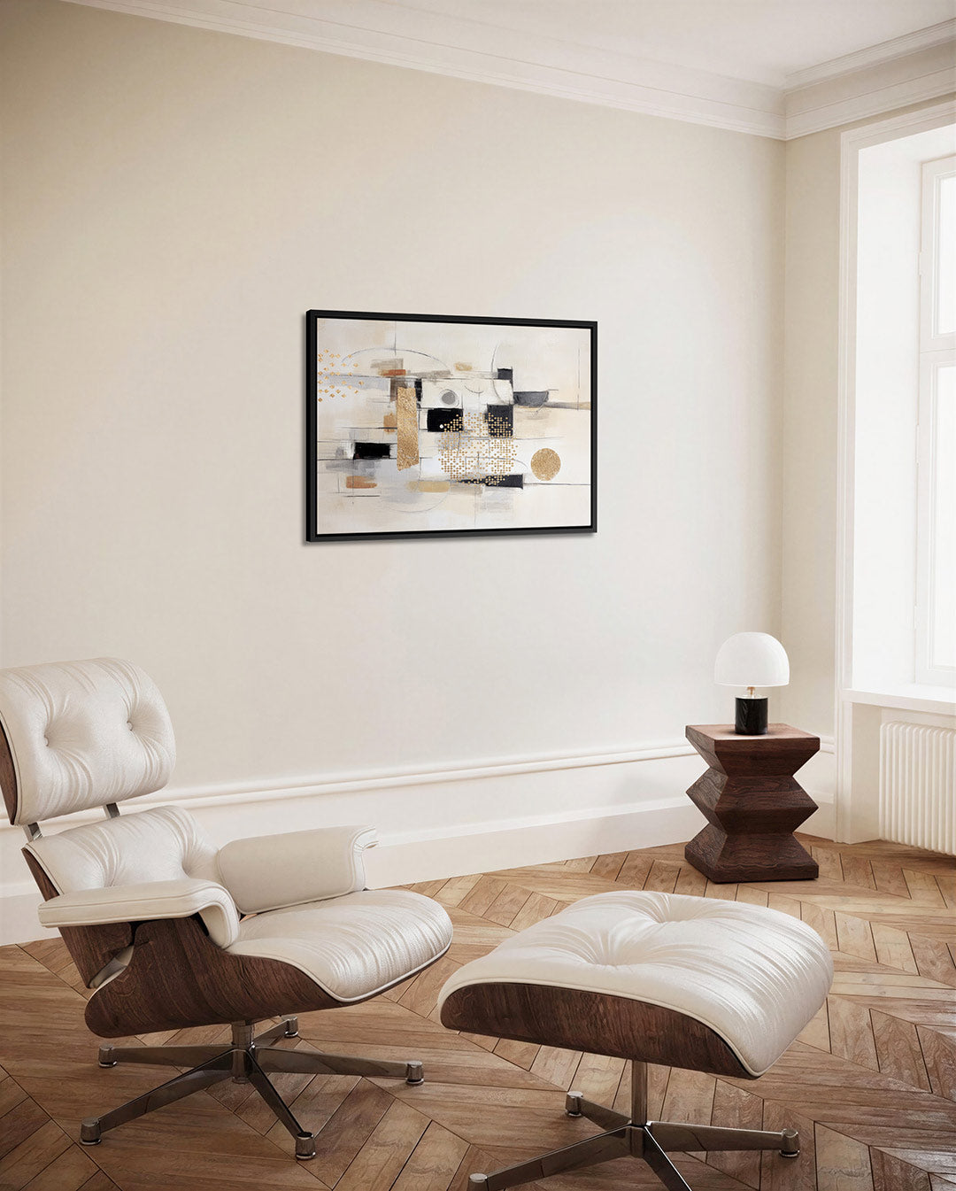 Geometrische vormen compositie – Geometrische – alternatieve weergave van het kunstwerk