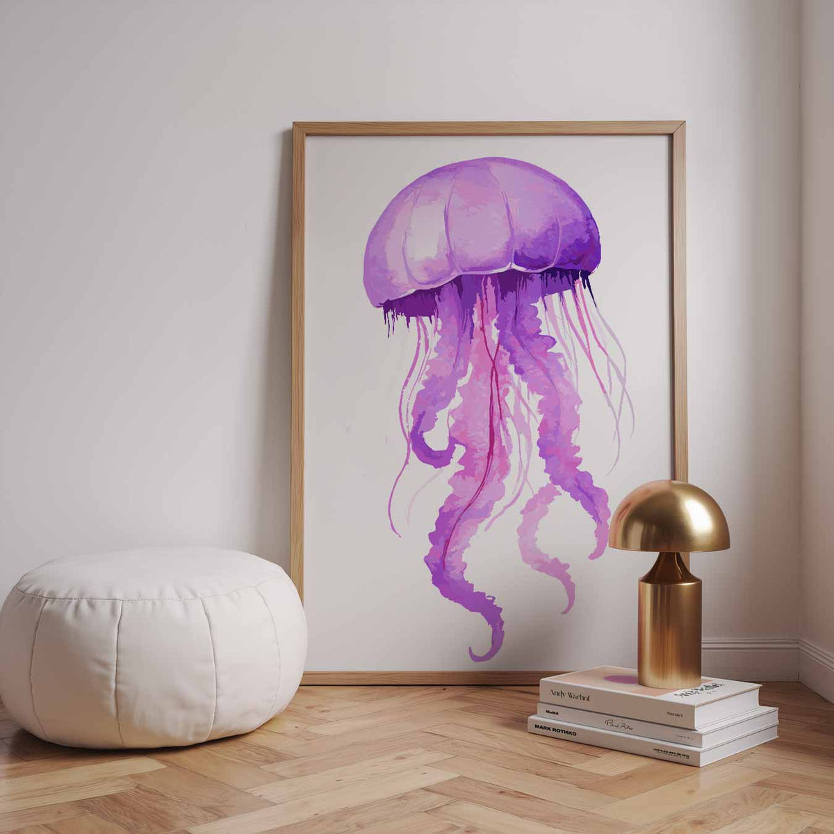 Magische Medusa Wandkunst – zomerse wandkunst als portret poster