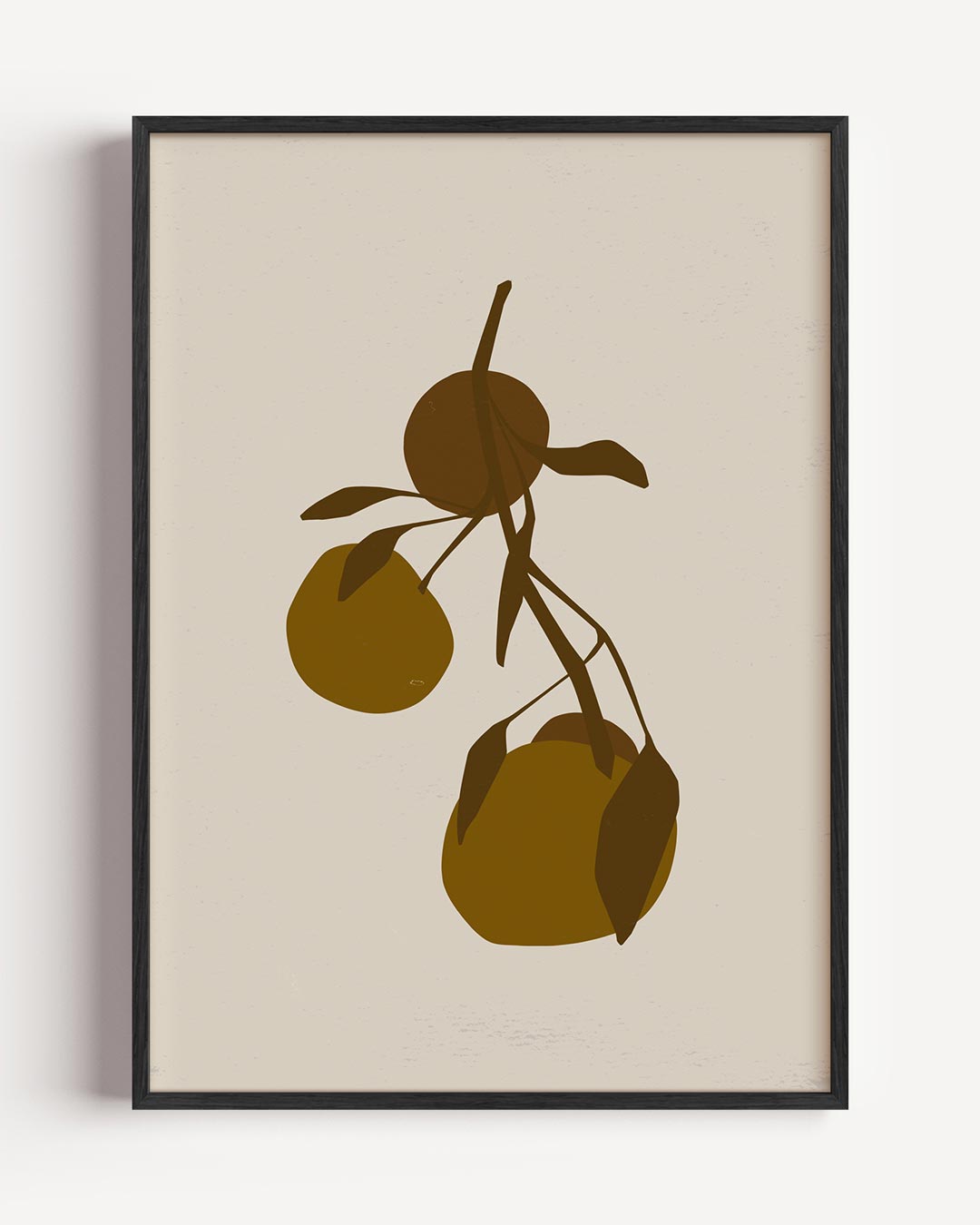 Moderne Minimalistische Takken – bloemen portret poster als wanddecoratie