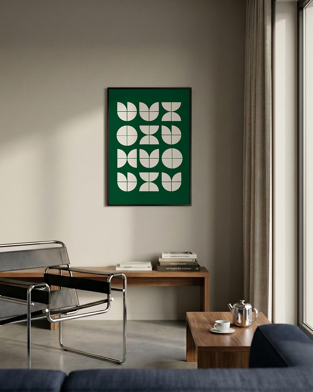  – geometrische poster in Bauhaus-stijl van WallArtistic