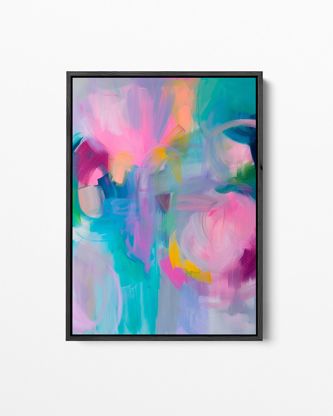 Kleurrijke vormen – staand wanddecoratie kunstwerk