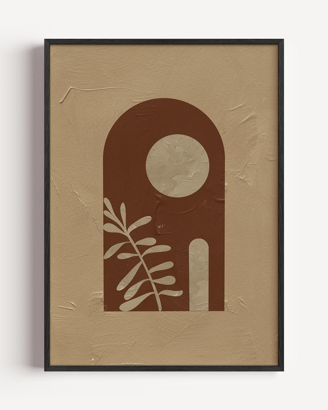 Vintage Botanische Wandposter – abstracte portret poster als wanddecoratie