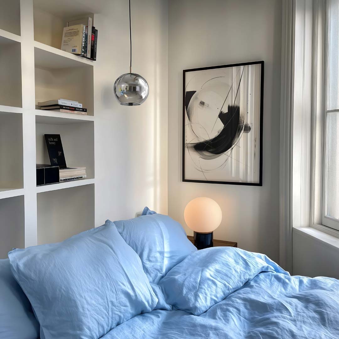 Elegante Abstracte Kunst – staande muurposter met elegante eenvoud