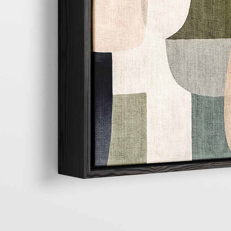 Geometrische Harmonie – plexiglas kunstwerk als wanddecoratie