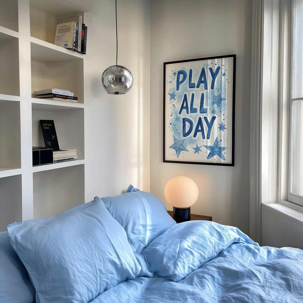 Speelse Motivatieposter – staande muurposter voor de kinderkamer