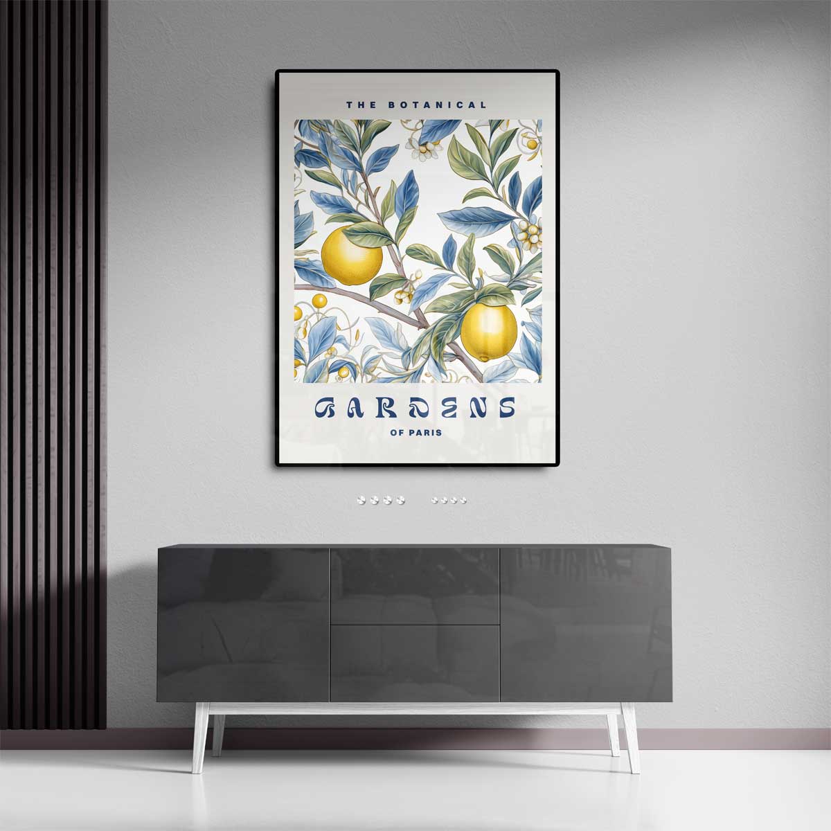 Botanische Tuinen van Parijs – dibond wanddecoratie in staand formaat