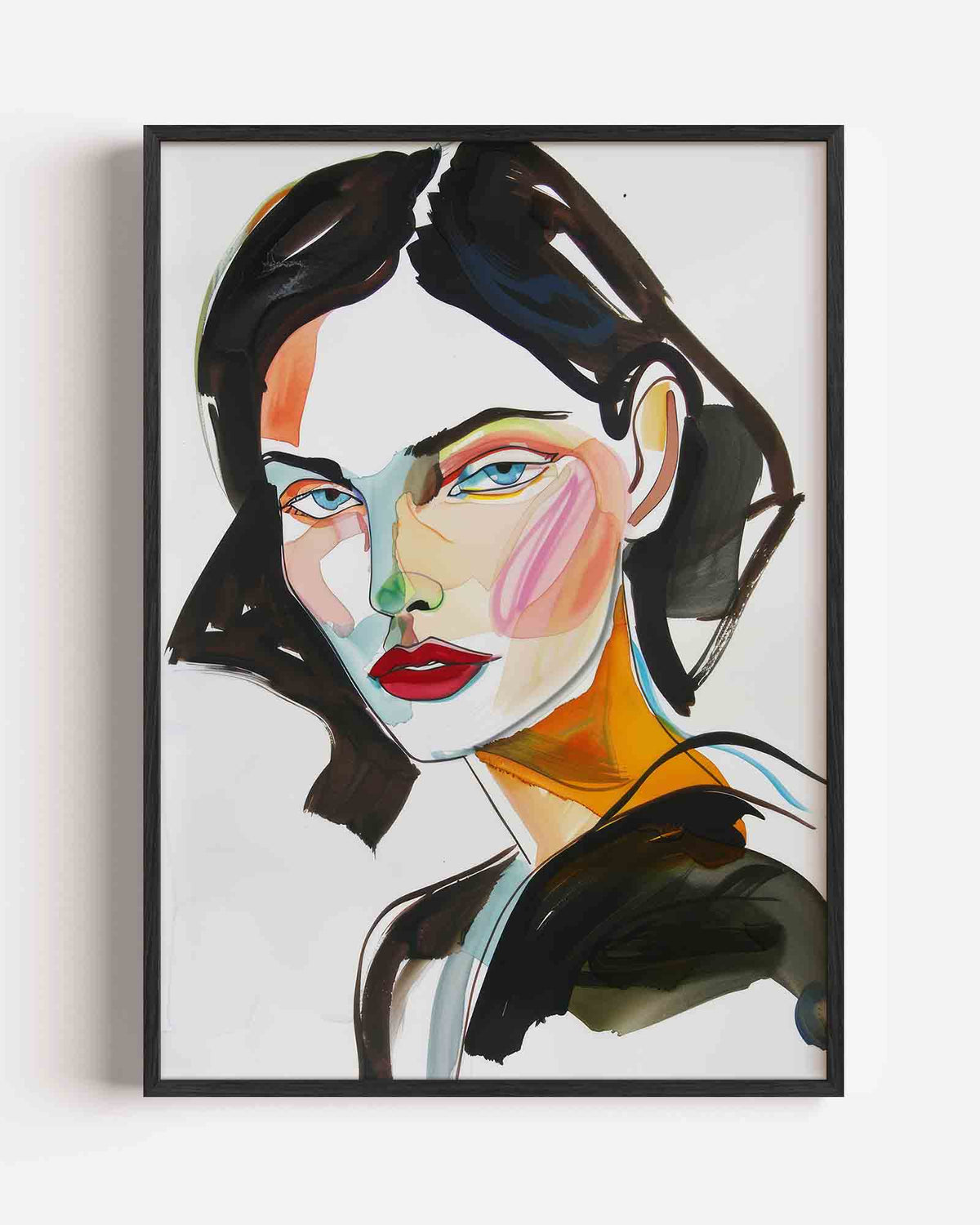 Vrouwelijk portret – vrouwelijk portret als staande poster