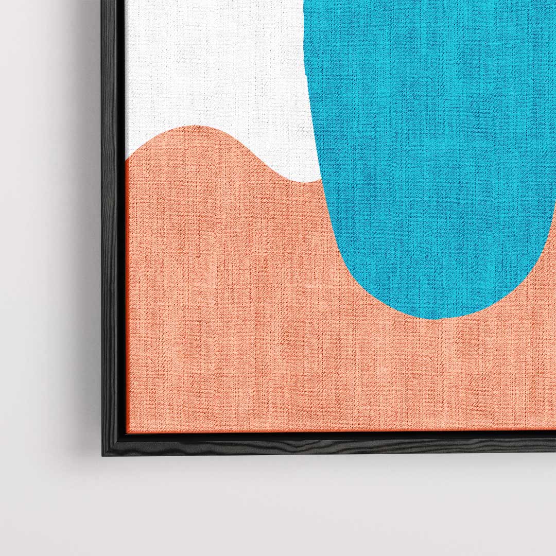 Speelse Vormen en Kleuren – dibond kunstwerk als wanddecoratie