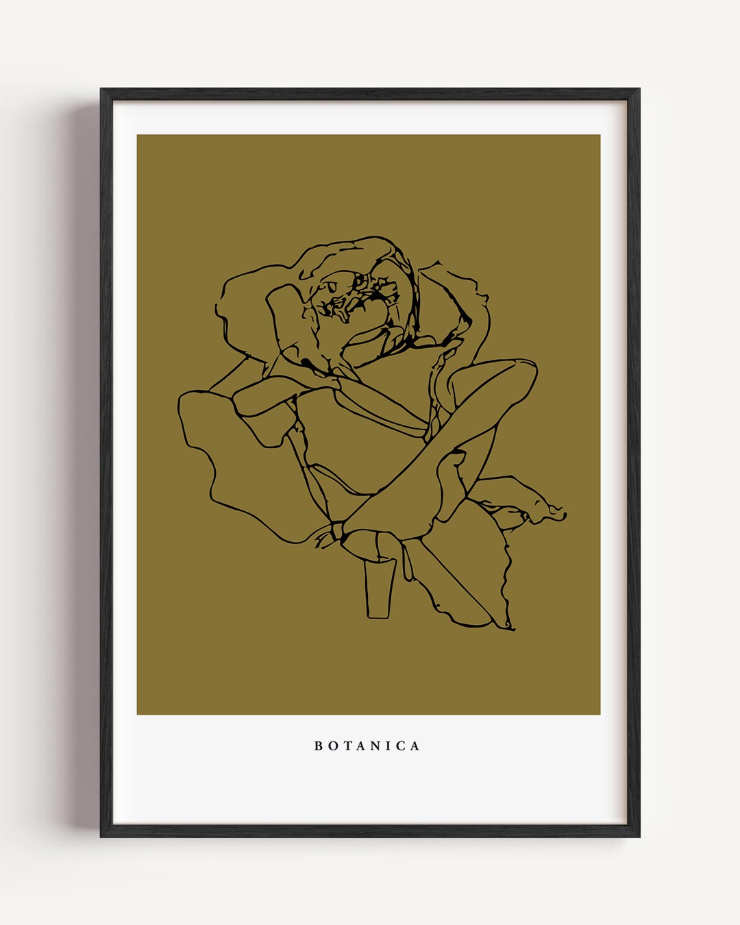 Botanica Line Art – keuken portret poster als wanddecoratie