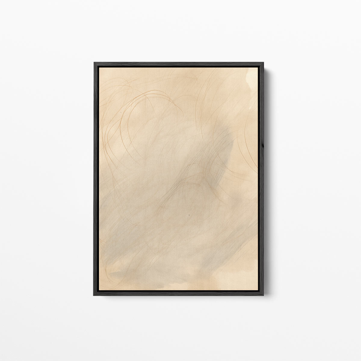 Whispering Dreams in Sepia – canvas kunstwerk als wanddecoratie