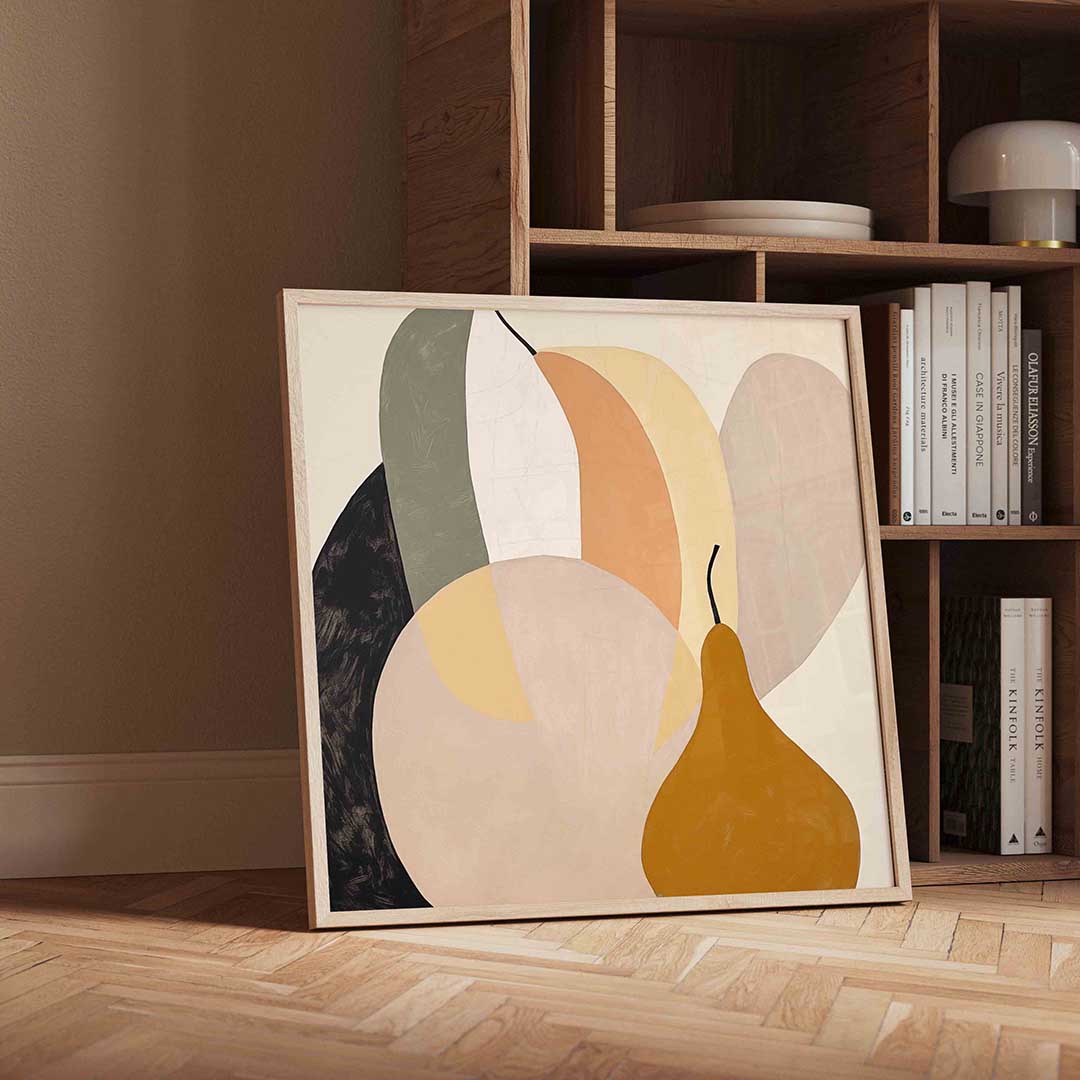 Abstracte vormen – moderne wandkunst met kleur en vormen als poster