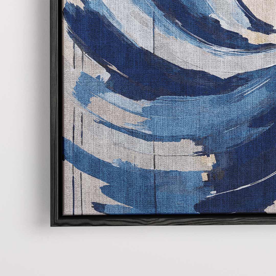 Draaikolk van Kleuren – staand kunstwerk voor modern interieur