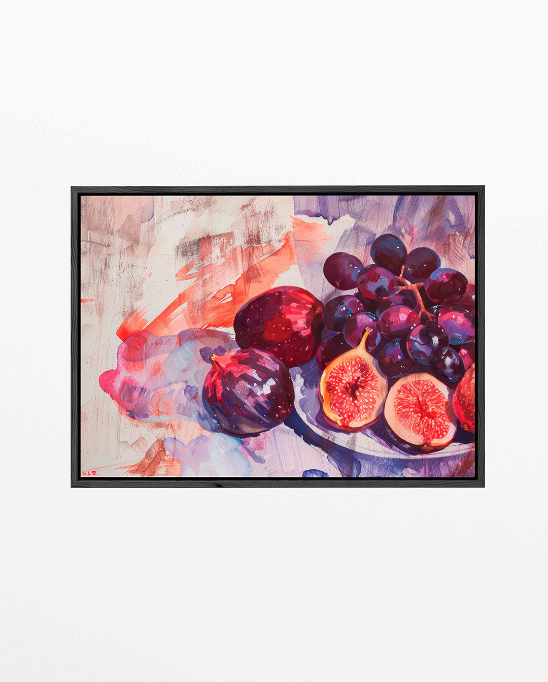 Fruit en kleuren – liggend modern kunstwerk