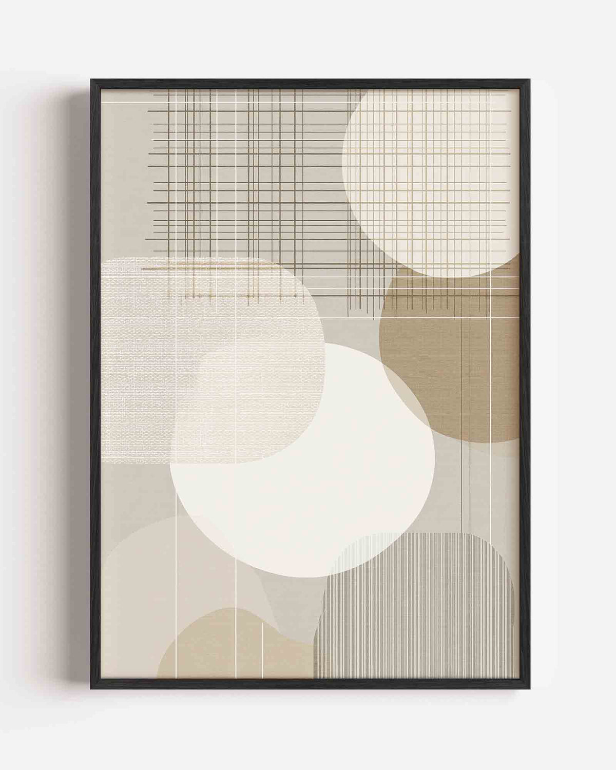 Abstracte vormen – abstracte portret poster als wanddecoratie