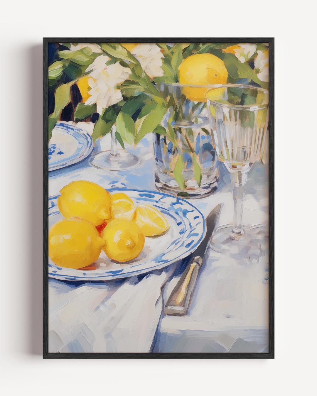 Zomers Limonade Moment – keuken portret poster als wanddecoratie
