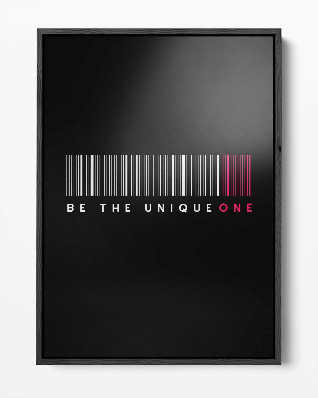 Be the Unique One – portret kunstwerk als wanddecoratie