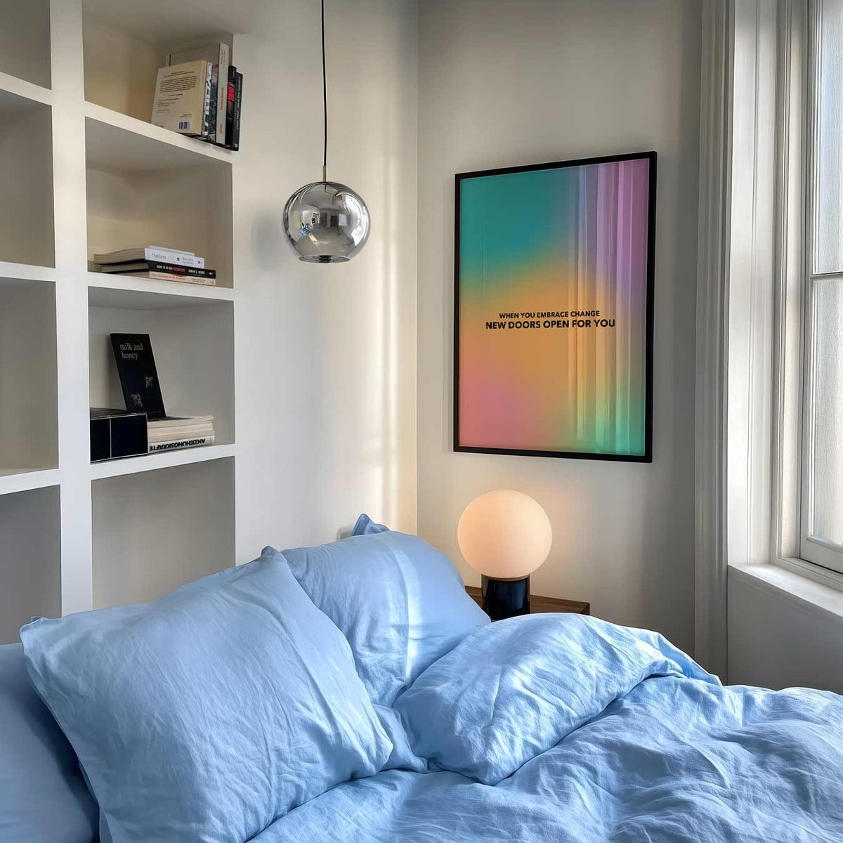 Inspirerende Deuren – mindful poster als rustige wanddecoratie