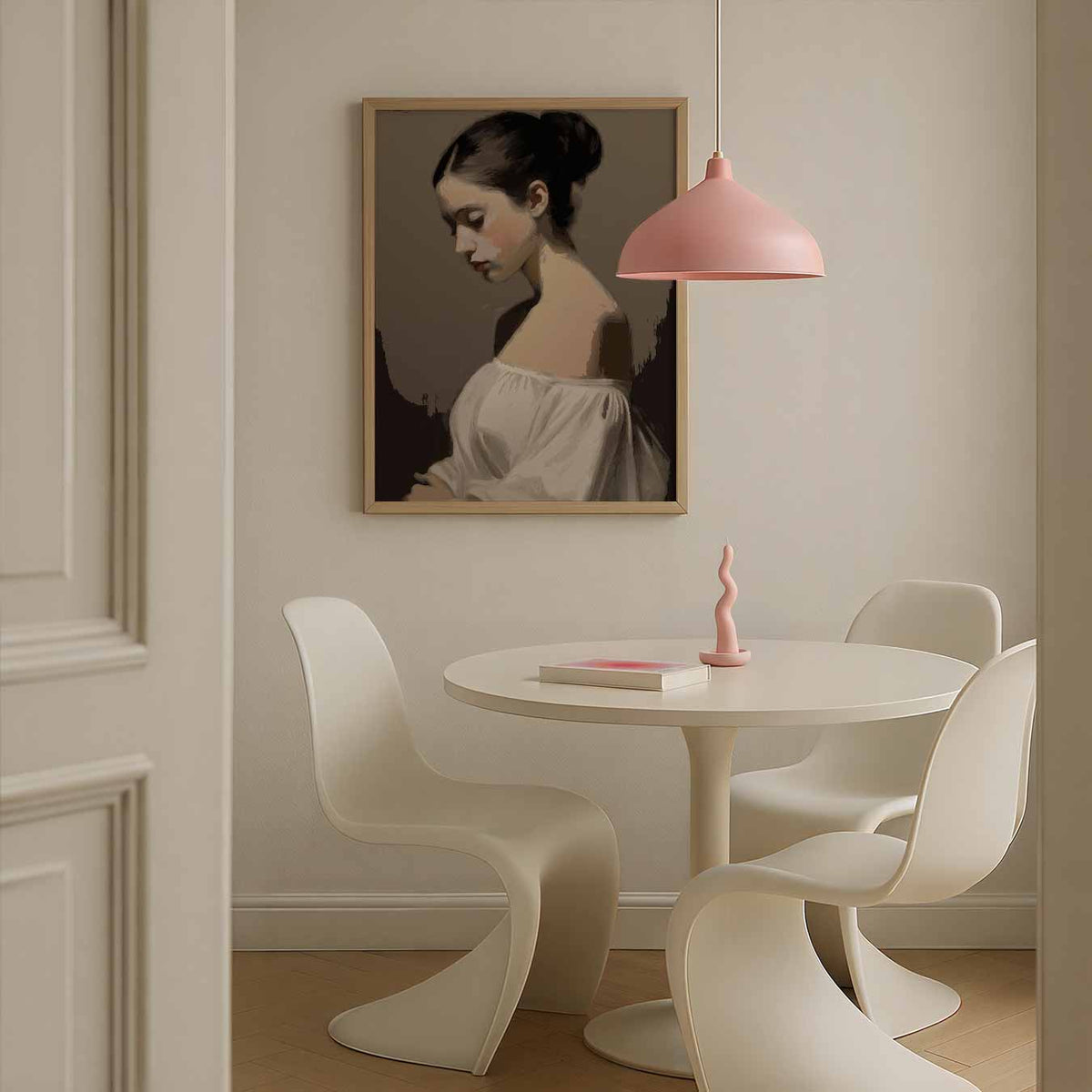 Elegante Dromerigheid – staande paas wanddecoratie van WallArtistic