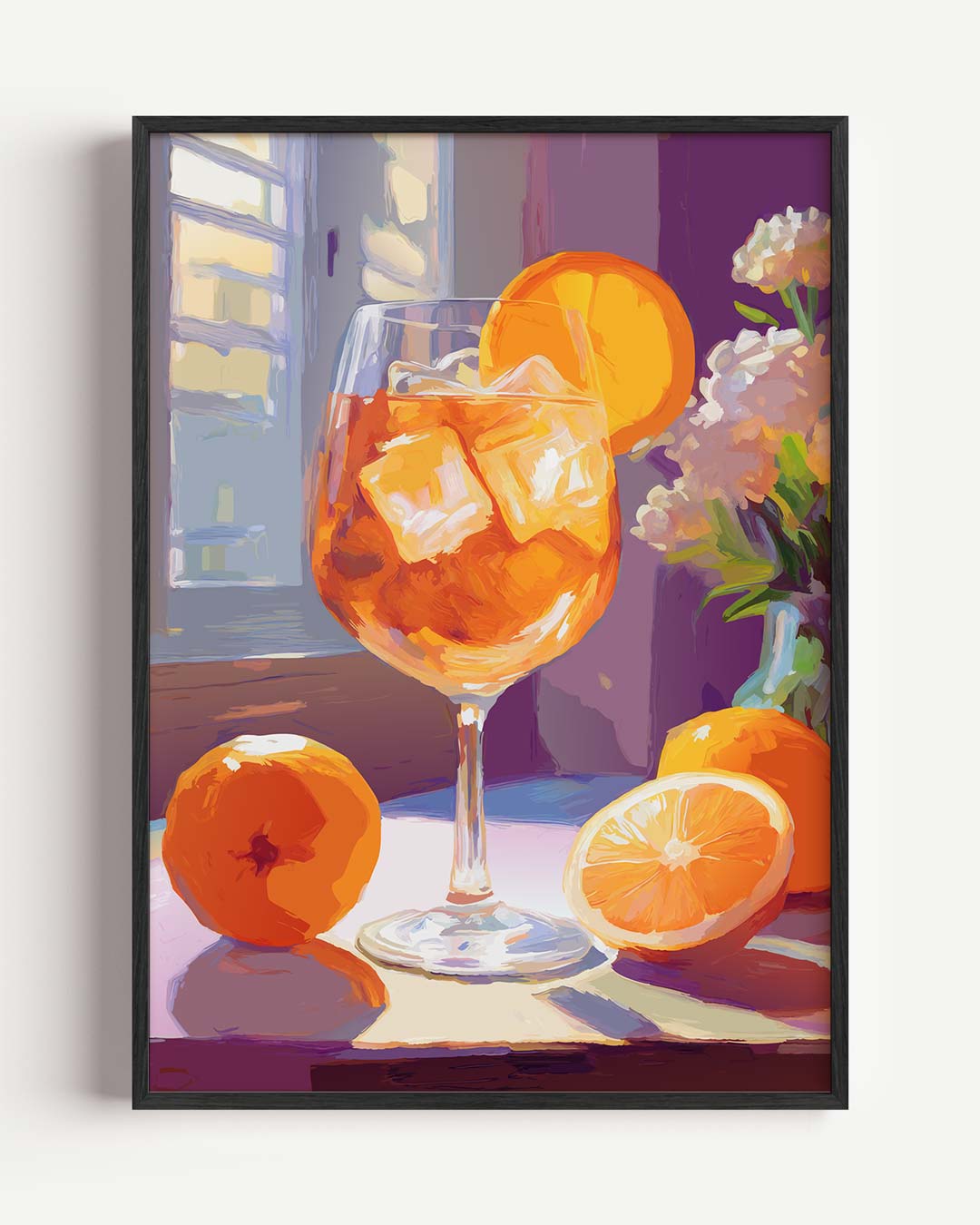 Verfrissende Citrus Cocktail – keuken portret poster als wanddecoratie