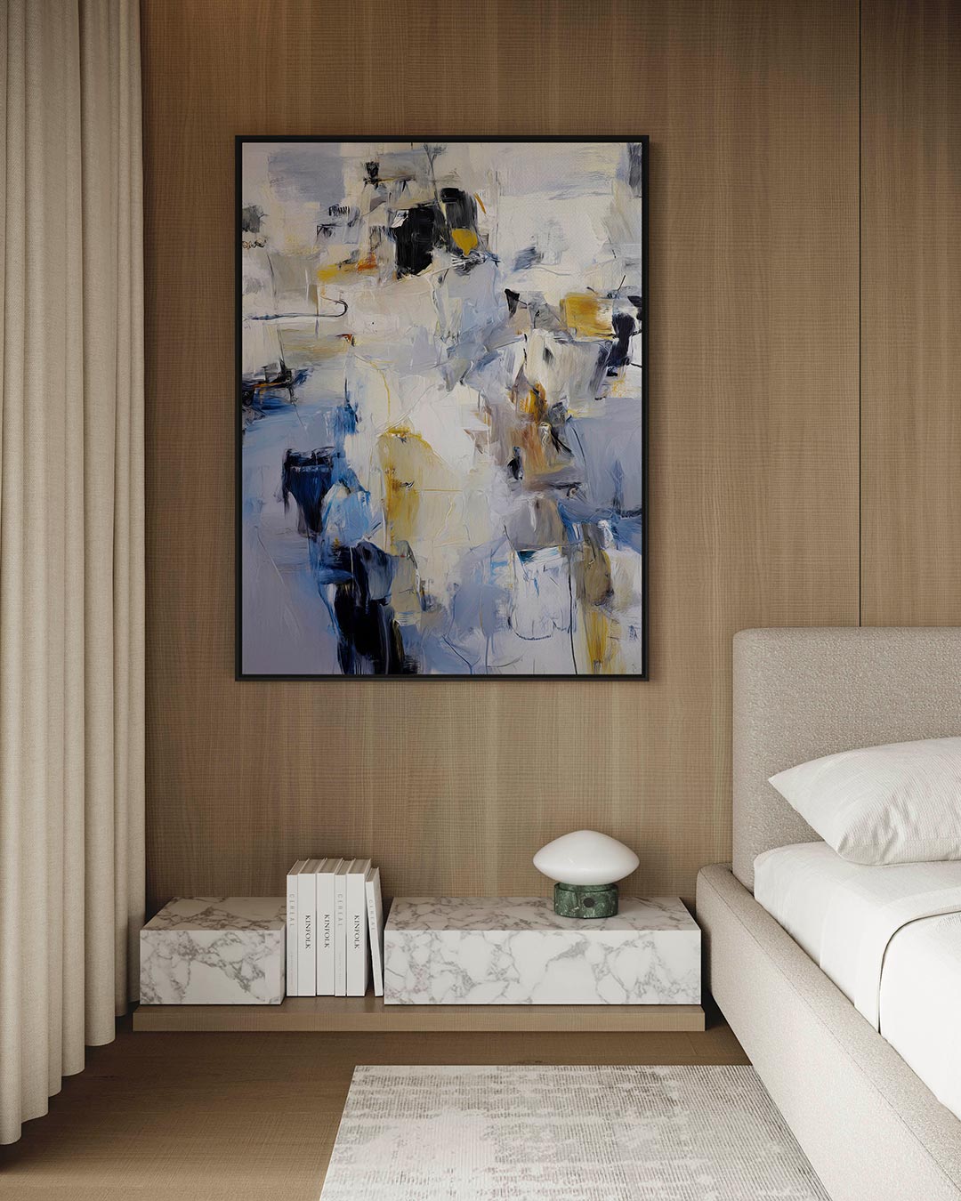 Kleurencompositie – staand wanddecoratie kunstwerk