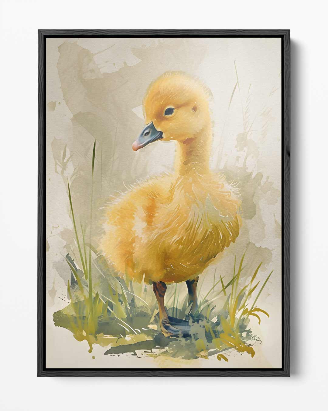 Schattige Kuikenavonturen – portret kunstwerk als wanddecoratie