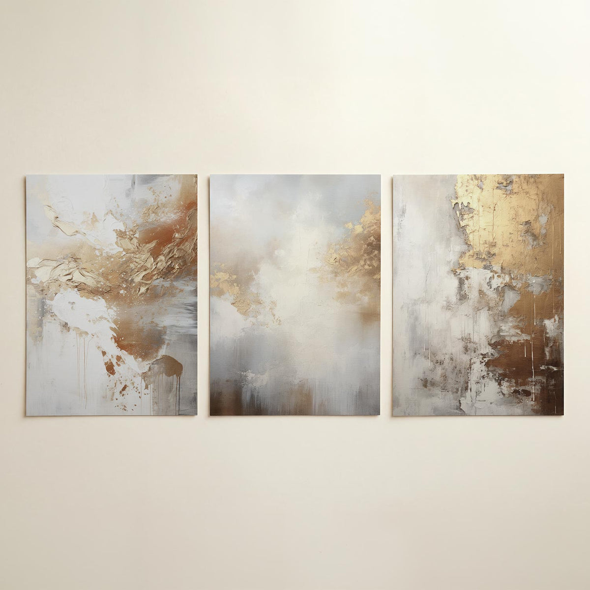 Gouden vleugels driedelige posterset in tweede interieur