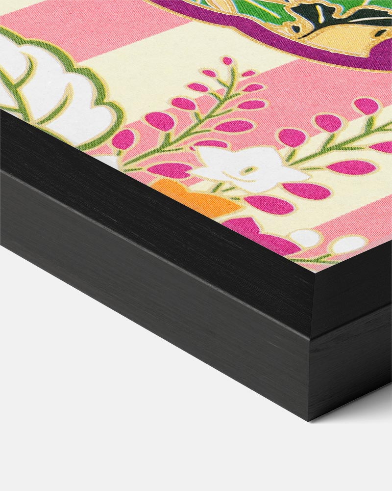 Japanese Floral Kimono – pop art streetart portret poster, afbeelding 8