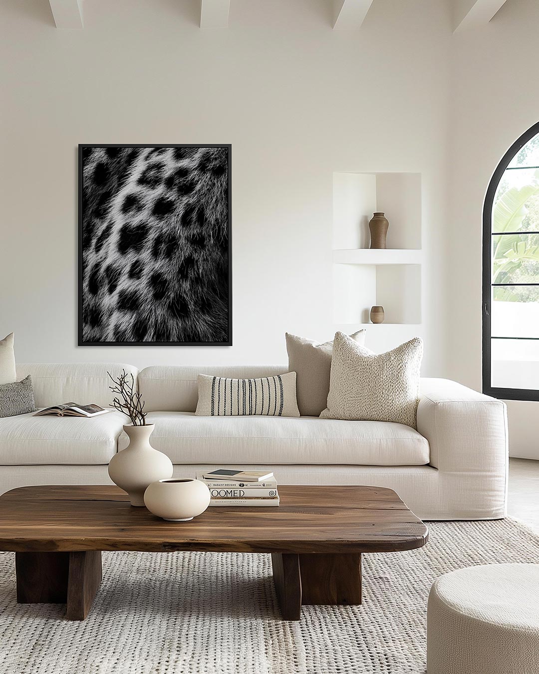 Dierlijke patronen – moderne staande wandkunst