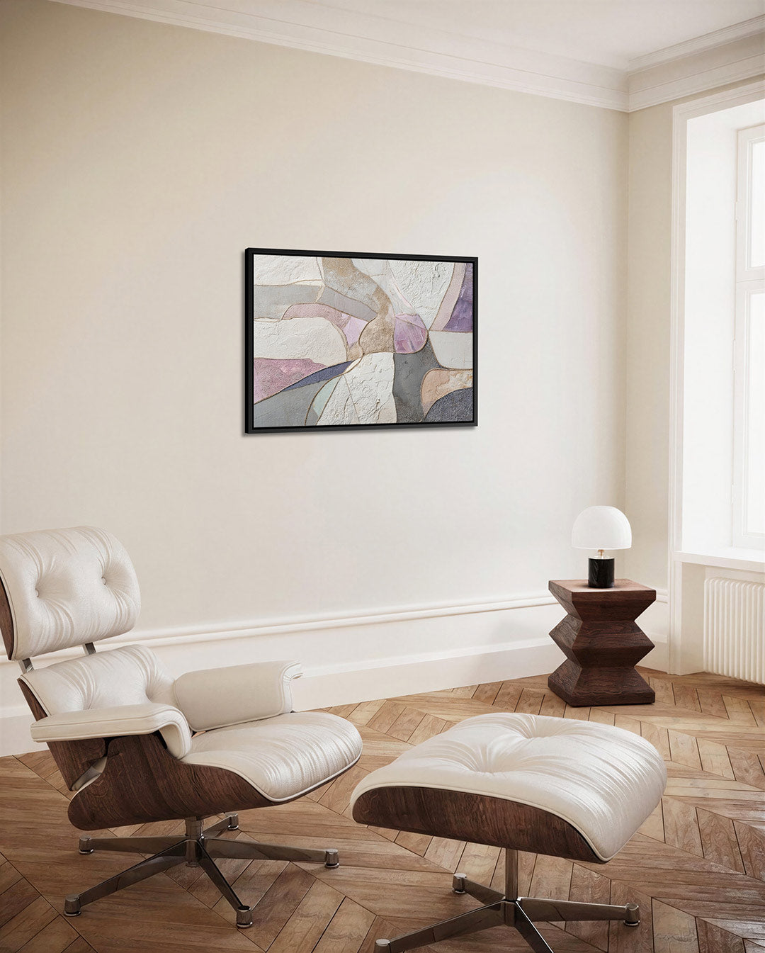 Organische vormen compositie – Editie 3 – alternatieve weergave van het kunstwerk