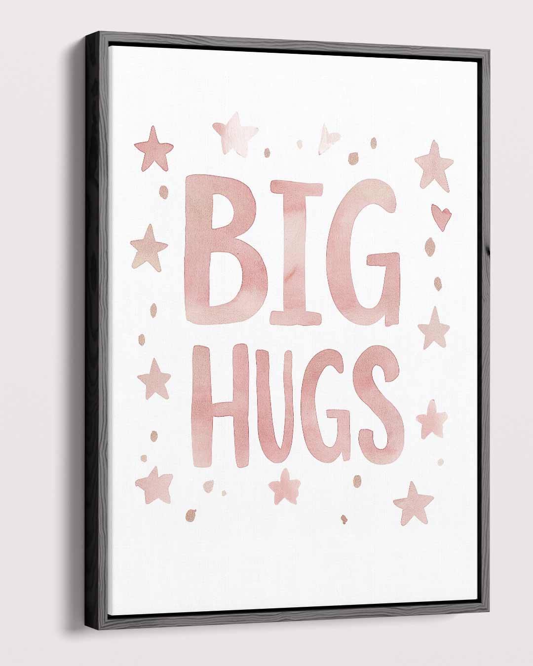 Big Hugs Poster – plexiglas wanddecoratie in portret formaat