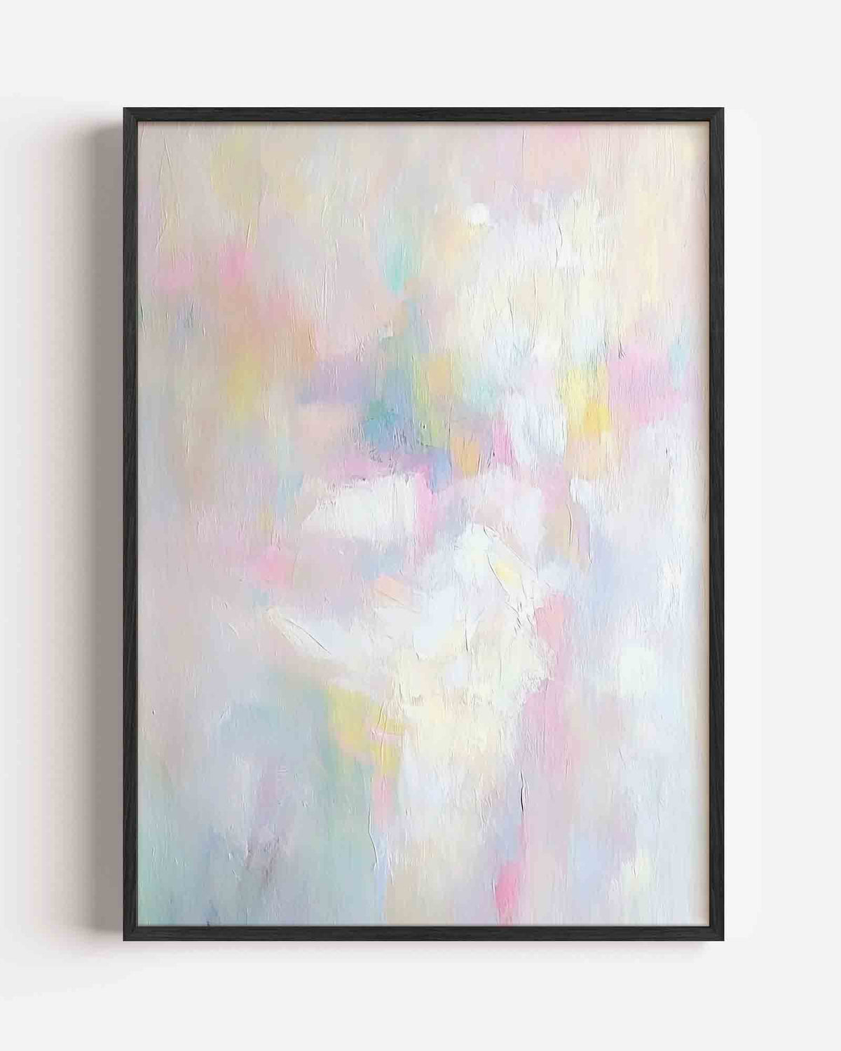 Pastelkleuren abstracte – dromerige illustratie poster als wanddecoratie