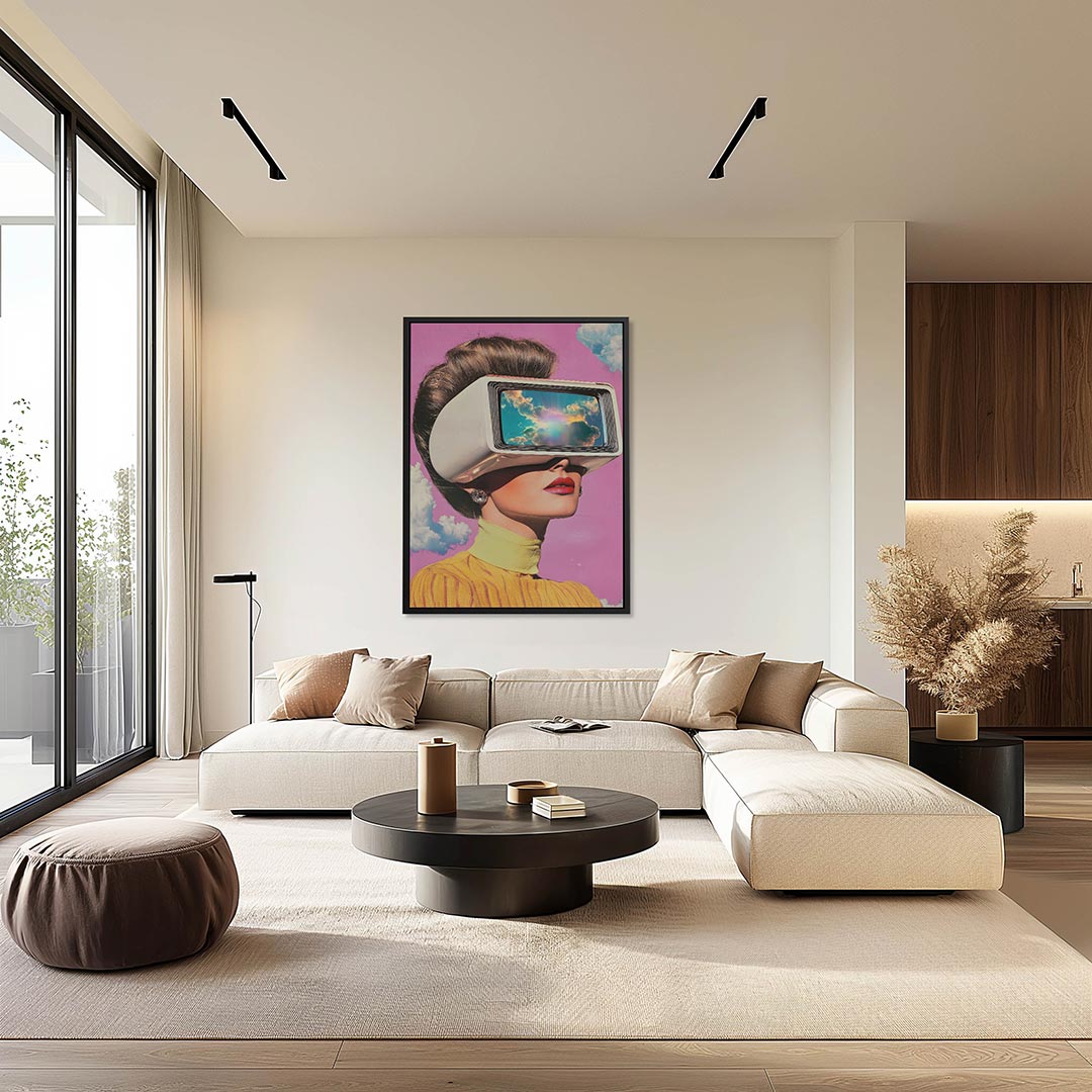 Abstract – staand wanddecoratie kunstwerk