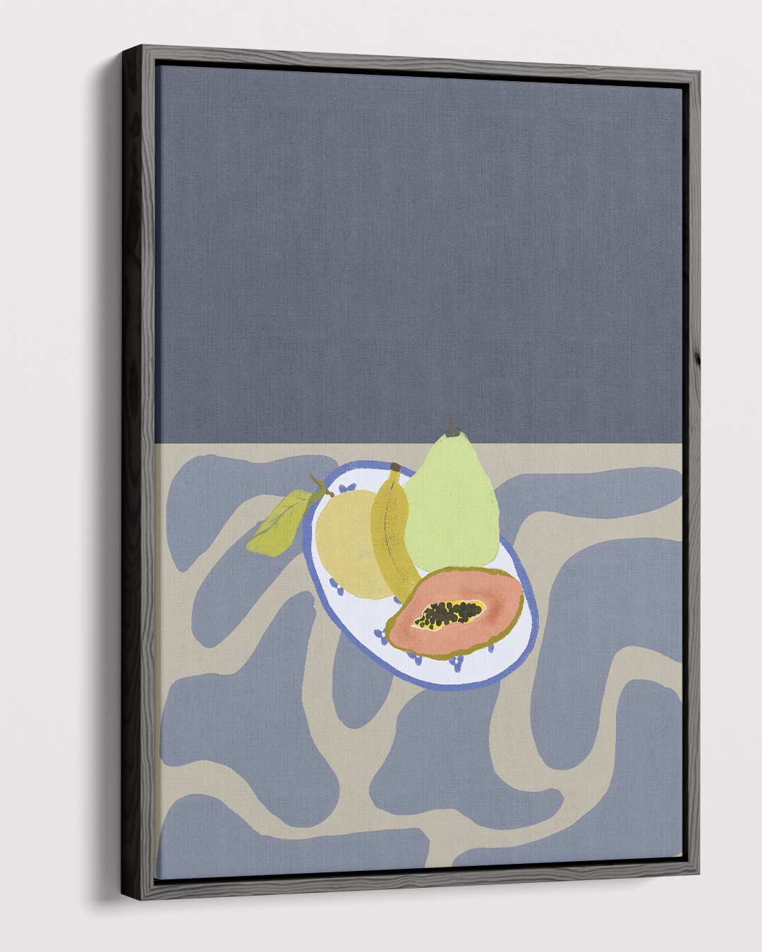 Tropische Vruchtenpracht – canvas wanddecoratie in portret formaat