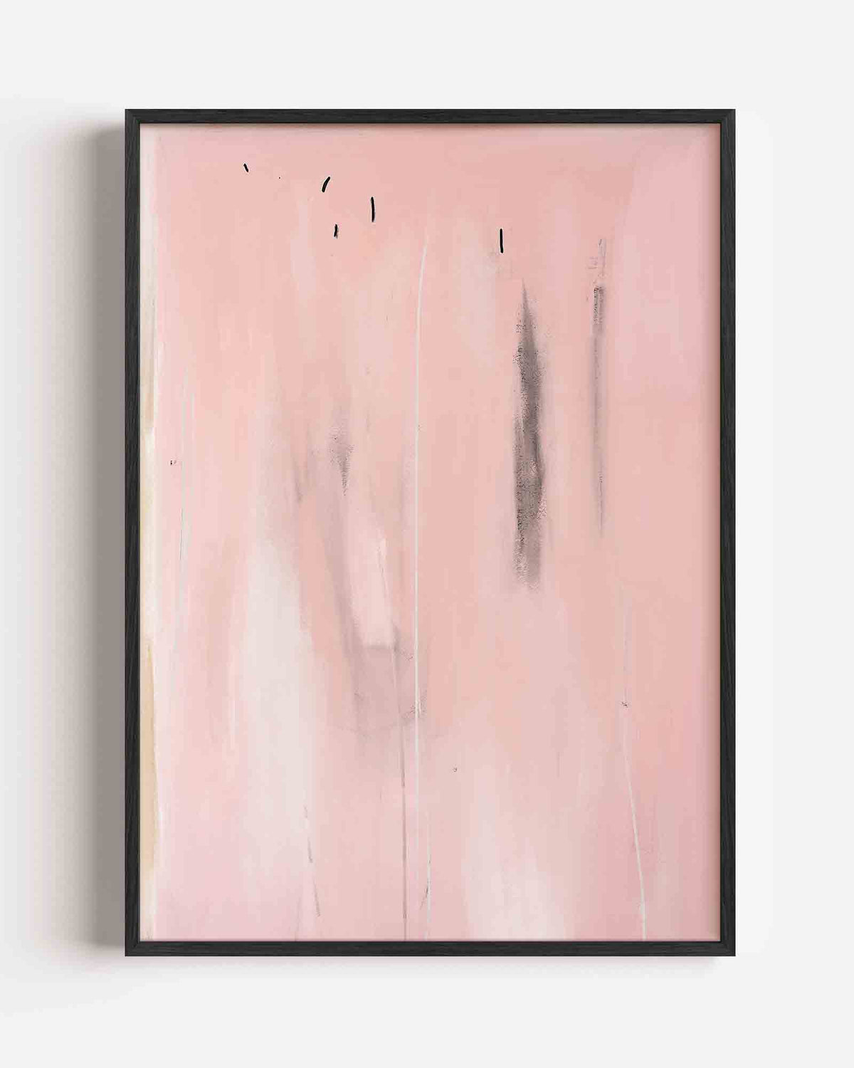 Abstracte roze – Kunst & Design poster als staande wanddecoratie