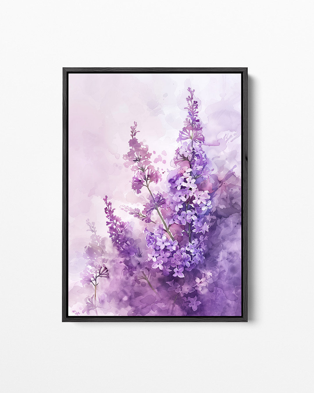 Bloemen in paarstinten – staand wanddecoratie kunstwerk