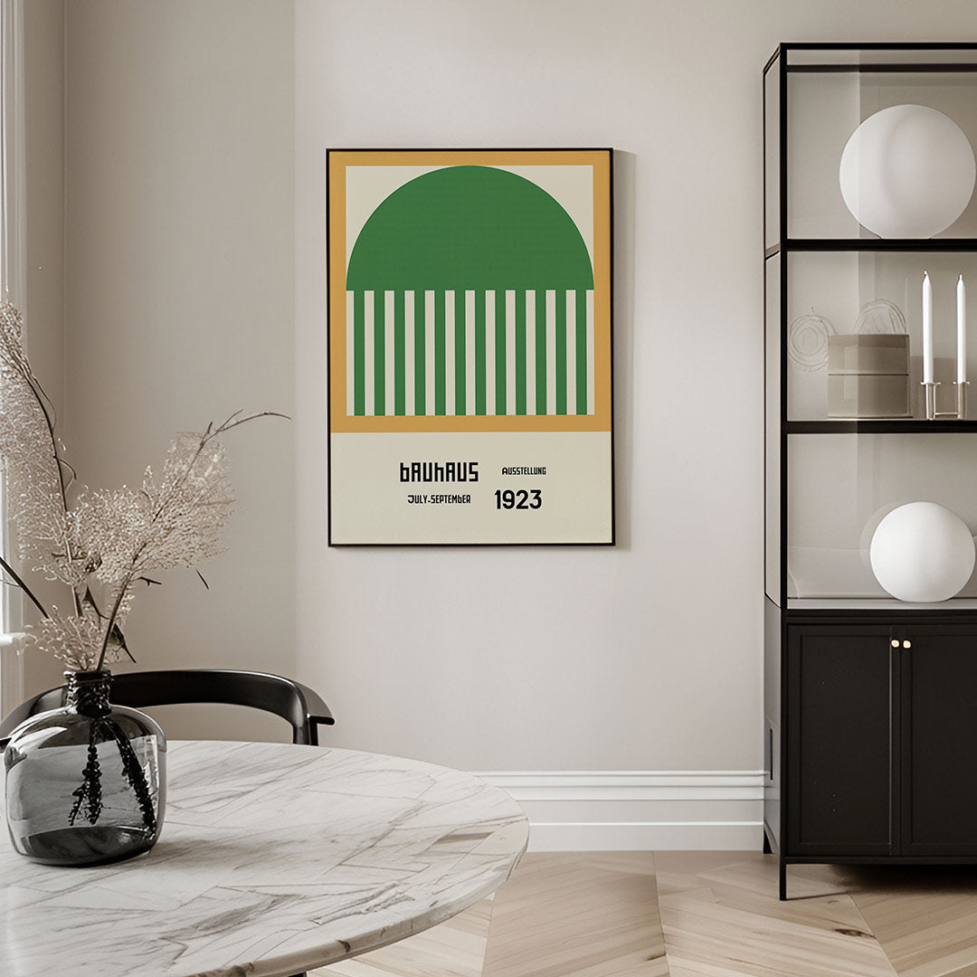 Vorm en kleur – geometrische Bauhaus poster in staand formaat
