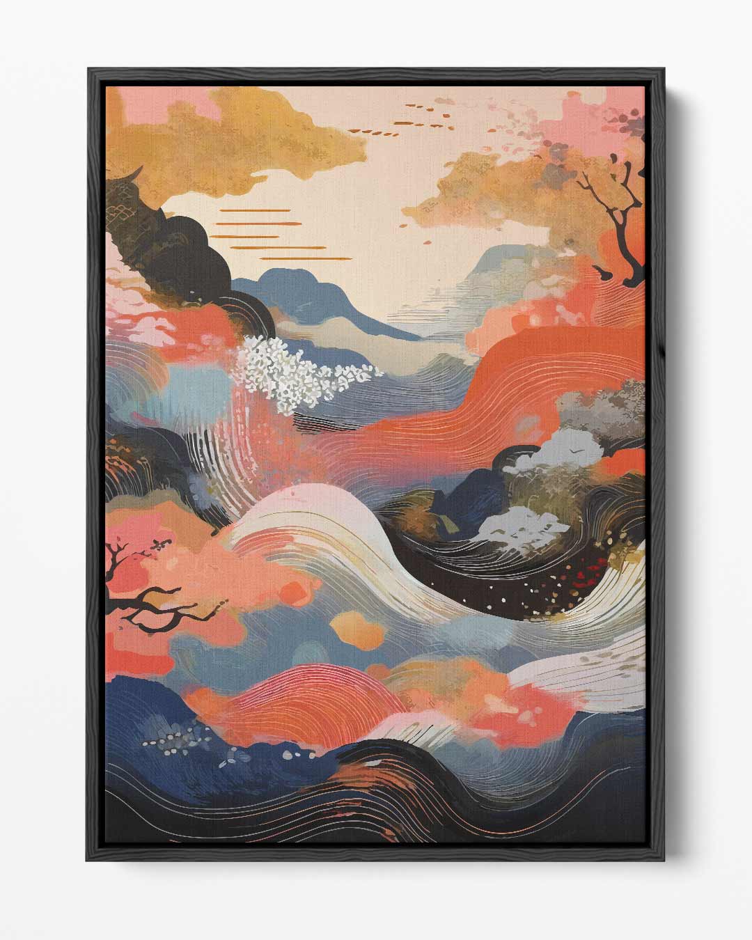 Betoverend Herfstlandschap – portret kunstwerk als wanddecoratie