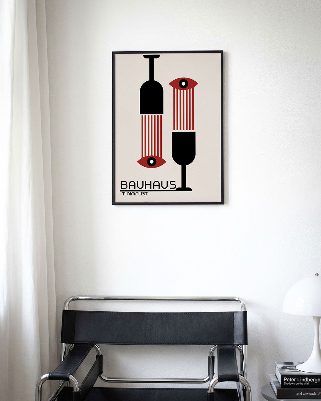 Vorm en lijnen – moderne Bauhaus wandkunst als poster
