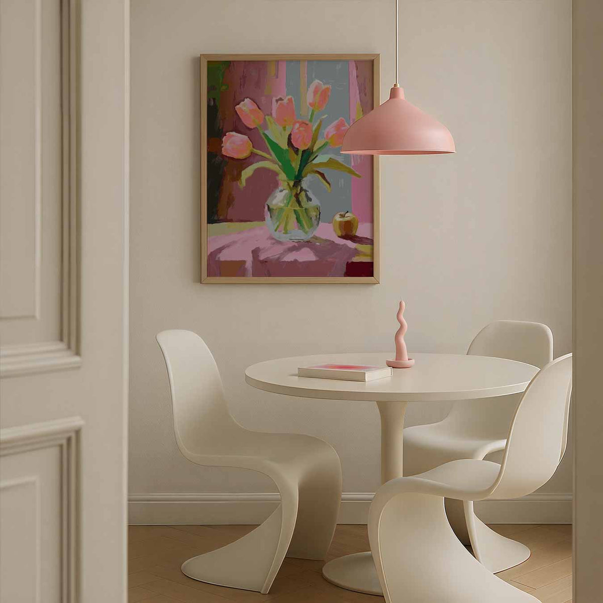 Bloemenpracht Tulpen – zomerse poster in staand formaat