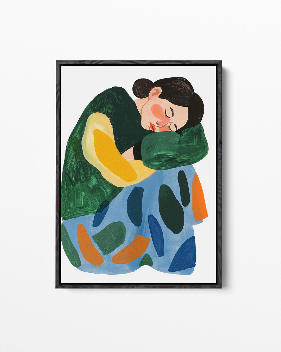 Dromerige vormen – staand wanddecoratie kunstwerk